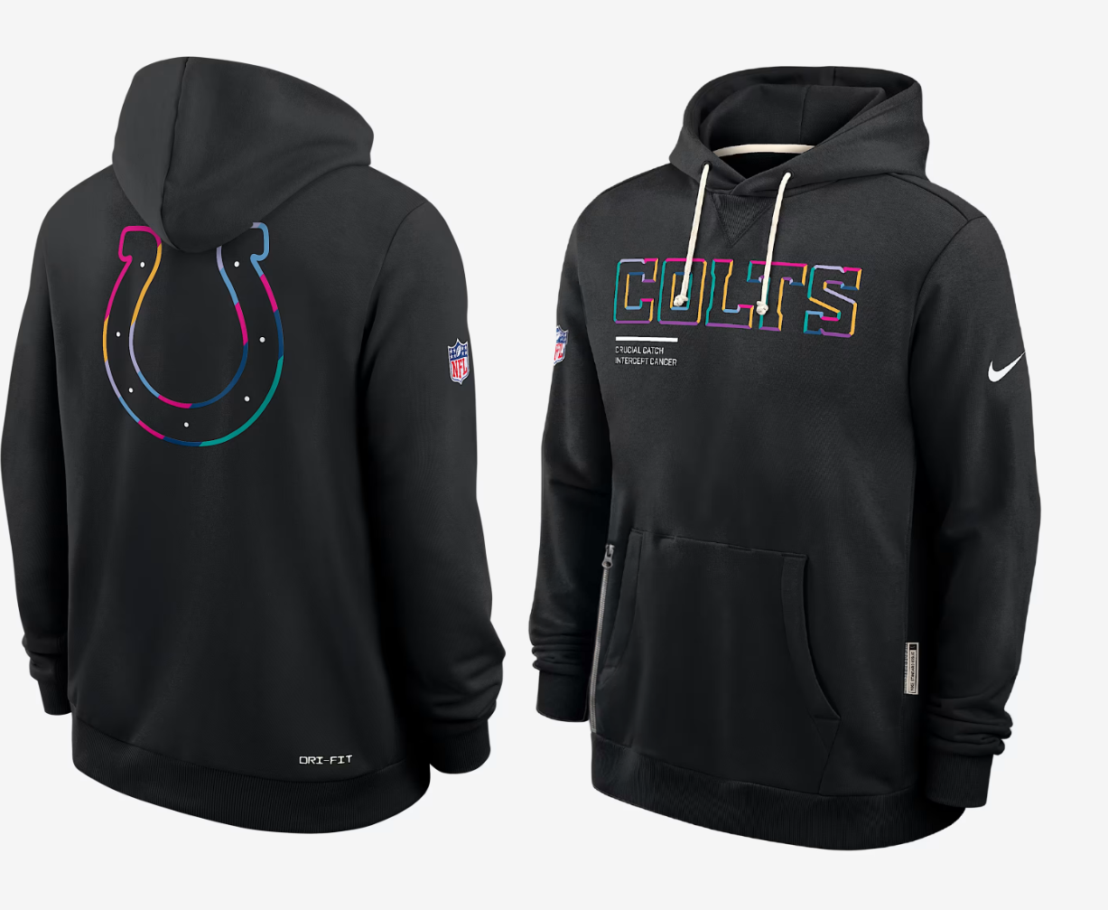 Men Indianapolis Colts black 2025 Nike NFL hoodie